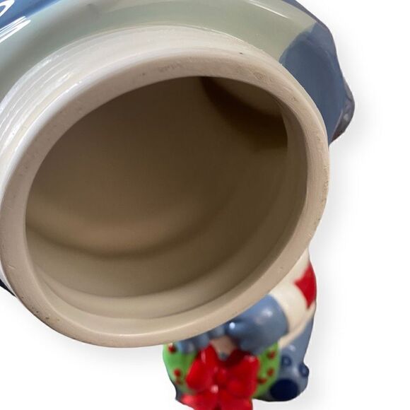 Disney Holiday Stitch Christmas Cookie Jar Stitch from Lilo & Stitch New (c) - Picture 8 of 9